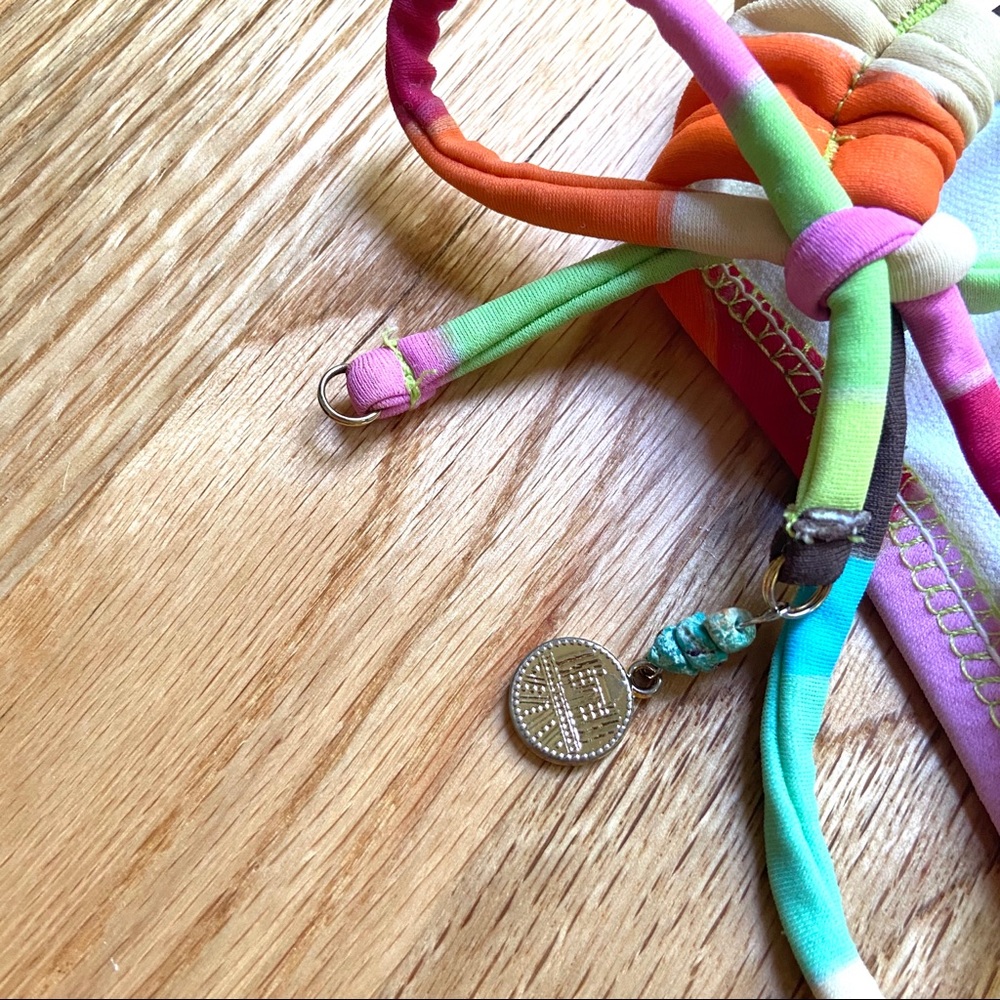 ROXY Colorful Rainbow Striped Bikini - Picture 6 of 12